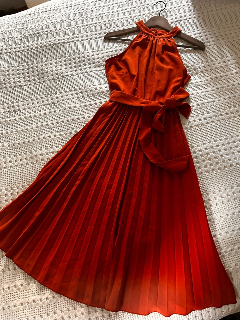 Kirundo Halter dress size 6 orange